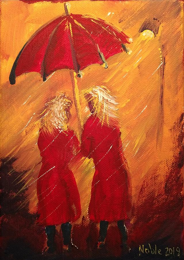 2-girls-in-the-rain-cynthia-noble